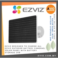 Ezviz Outdoor Solar Panel Build in Battery 24W CCTV Camera use Solar Panel with Battery Storage 24W