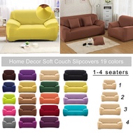Sofa Universal Couch Cover L Shape 1/2/3/4 Seater Sofa Cover Sarung Elastic | Sarung Kerusi