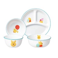 [Corelle] Winnie the Pooh Round Tableware Set 4p
