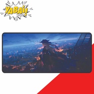 Yabaii Genshin Impact Large Mouse Pad Anime Mousepad Gaming Desk Pad 70x40cm 40x30cm 80x30cm 90x40cm