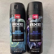 AXE Fine Fragrance Blue Lavender, Aqua Bergamot, APOLLO Deodorant Body Spray Antiperspirant Men USA