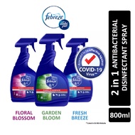 [NEW PROMO] Febreze 2 in 1 Antibacterial Disinfectant Spray (800ml)