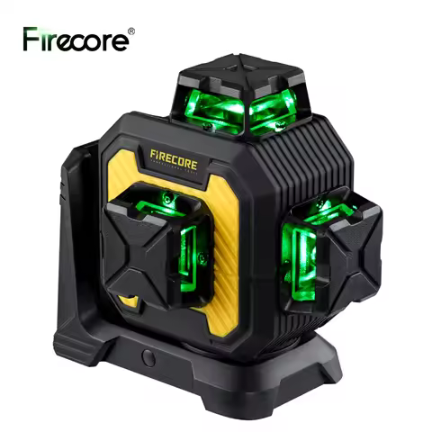 FIRECORE Professional Laser Level 360 12 Lines 3D Super Powerful Green Laser F93