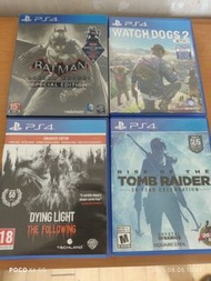 二手 PS4 Game 4 隻