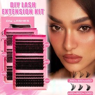 Lash Cluster Segmented Russian 50d Single Cluster Wearable Eyelashes C5h7