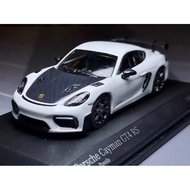 Minichamps64 1:64 Porsche Cayman GT4RS Weissach Package White
