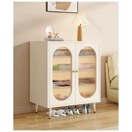 [ SG ] ⚡  Shoe Cabinet Wood Shoe Cabinet Simple Large Capacity Multi Layer Shoe Rack Cabinet Home Sh