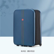 （20吋深藍色）折疊拉桿行李箱 商務輕便旅行箱【平行進口】