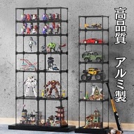 鋁製可堆疊展示盒，適用於人偶，透明展示盒，收藏盒，高品質，易於組裝，透明壓克力盒，盒子，收藏盒，收藏箱，壓克力盒