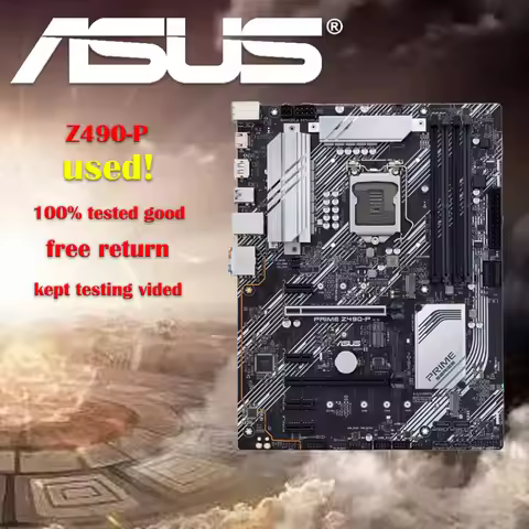 ASUS Z490-P LGA 1200 Intel Z490 SATA 6Gb/s ATX Intel Motherboard