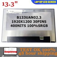 B133UAN02.3 Original 13.3INCH 16:10 1920x1200 IPS 100% sRGB eDP 30PINS 400NITS  Laptop LCD Display M