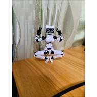 lucky 13 action figure t13 action figure 3d Printing Action Figure dummy13 Cat Ear TV Head Movable H