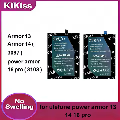 Mobile Phone Battery Fast Charging 10500-15800mAh For Ulefone Power Armor 13 14 16 Pro