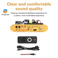 Pcbfun 2.1-Channel D900 Bt Amplifier Board 2.1-Channel 50W+50W+100W High-Power Output DC 12-24V/AC11