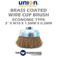 Union Brass Coated Wire Cup Brush Economic Type CC-31