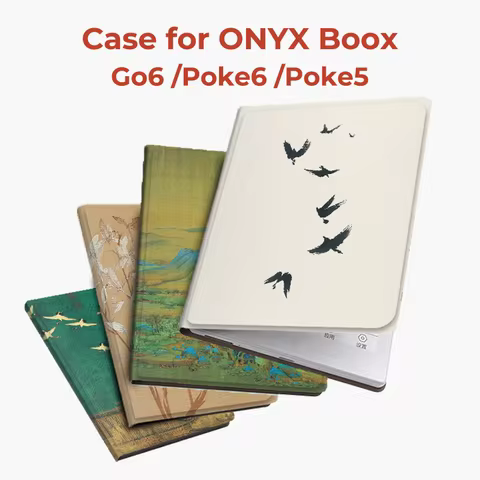 Twosheep 6-inch Case for Onyx Boox Go6 Poke6 Poke5 Magnetic Flip Cover No Shell Auto Sleep Wake Func