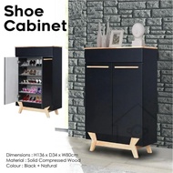 SHOE CABINET SLEEK 2 DOOR/SHOE RACK/SHOE STORAGE CABINET/SHOE ORGANIZATION/SHOES CABINET