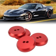 bacony Aluminum Floor Jack Pad Billet 4Pcs Pads Adapter Replacement for C5 C6 C7 C8 Red