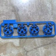 Tamiya 18706 Rim 5 (Five) Spoke Medium loose kit starter packbiru