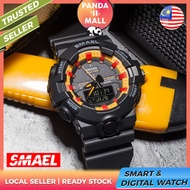 [Limited Promo FREE 1 WATCH] ORIGINAL SMAEL 1642B Sport Watch 50M Waterproof Original Sports Men Wat