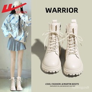 Package postageWarrior Dr. Martens Boots Women2023Autumn and Winter NewinsBritish Style Thick-Soled Single-Layer Boots