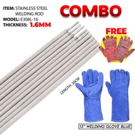 10PCS E308L-16 STAINLESS STEEL WELDING ELECTRODE MMA WELDING ARC WELDING SUS 304 WELDING ROD