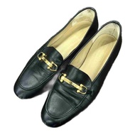 Odette e Odile Loafers black leather Rose Direct from Japan Secondhand