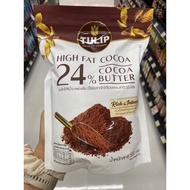 High Fat Cocoa 24% Cocoa Butter Cocoa Powder and Cocoa Mass ( Tulip Brand ) 500 G. ผงโกโก้สีแดงเข้ม 