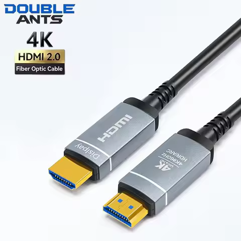 4K HDMI 2.0 Fiber Optic Cable 4K@60Hz 2K@240Hz/144Hz 18Gbps HDR ARC Optical HDMI Cable for PS3/PS4 P