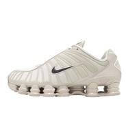 Nike Casual Shoes Shox TL Men's Shoes Spring Shoes Beige Milk Tea Color Retro Thick-Soled Cushioning