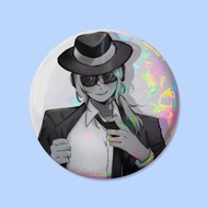 1pc F-ForsakenS Chance Badges Button Round Creative Pin Brooch Badge Bag Decor Accessories Fans Coll