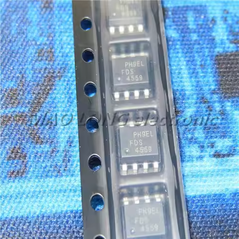 10PCS/LOT FDS4559 FDS4559-NL 4559 SOP-8 N-channel/P-channel MOS field effect transistor 4.5A New In 