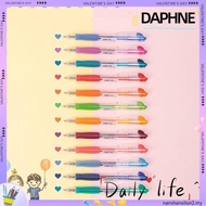 DAPHNE -HOME 12pcs 0.5mm Gel Pen Set, Deli Quick-drying Colored Neutral Pen, Genuine Press Student S