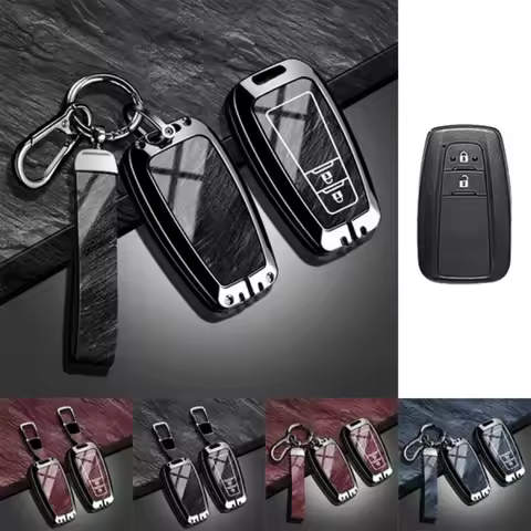 A+ Zinc Alloy TPU Car Key Fob Case Cover For Toyota Camry Corolla Prado Avalon 86