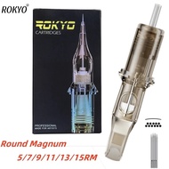 Rokyo Perimum Revolution Tattoo Cartridge Needle 0.3/0.35mm 5/7/9/11/13/15rm Round Magnum For Tattoo
