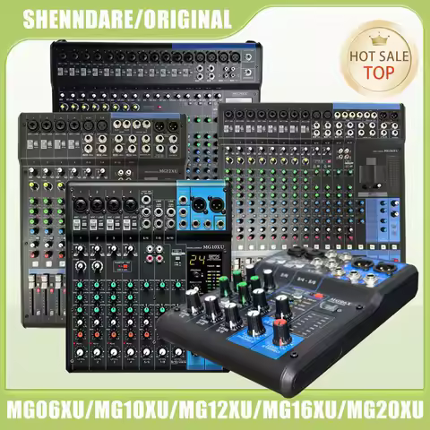 MG16XU 16 channel Audio Mixer with USB and Effects 16-Input Stereo Analog Mixing Consoles DJ Mixer c