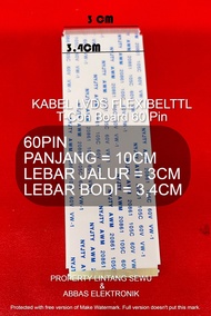 Kabel Lvds  60pin Kabel Flexibel 60 Pin Flexi Tikon Led Lcd Tv  Kabel Flexible Ttl T-Con Board 60 Pi