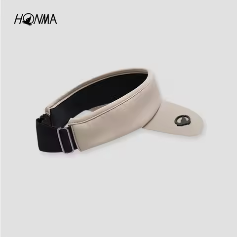 HONMA HMMC022Y613 Men Golf Visor 2026 Adjustable Sun Hat Open Top Outdoor Tennis Golf Cap