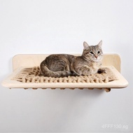 Wall Cat Climbing Frame Cat House Integrated Home Wooden Wall Cat House Hemp Rope Wear-resistant Han