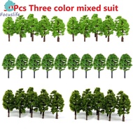 Brighten up your Model Train Layout with 30 Miniature Park Scenery Trees (3 5cm)