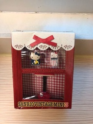 Hello kitty re-ment 盒蛋擺設-枱燈，計數機