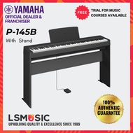 Yamaha P-145B/ P145B / P-145BT 88 - Key Digital Piano | Compact Portable | GHC Keyboard | Bluetooth 