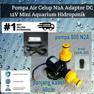 Submersible Water Pump DC 12V Mini Aquarium Hydroponic Adapter