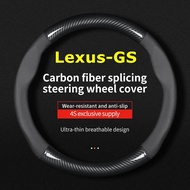 For Lexus GS Steering Wheel Cover Genuine Leather GS250 F Sport GS350 450h 2012 300h 2014 200t 2016 