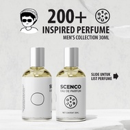 SCENCO Men's Inspired Perfume Wangian Tahan Lama Lelaki Eau De Parfum Minyak Wangi EDP 30ml