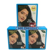 Eagles Inai Rambut Henna Black/Brown 1 box = 6 sachets x 10 grams each