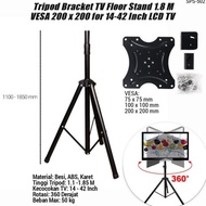 Tripod Stand Bracket TV Monitor 14-32-42 inch Standing Bracket GAM Bracket