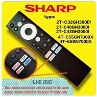 Remot Sharp google tv 2T-C32GH3000I 2T-C43GH3000I 4T-65GN7000X