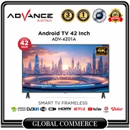 Advance Android TV LED 42 Inch ADV-4201A Smart TV Digital Frameless ADV4201A