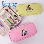 Encanto Cartoon Canvas Pencil Case Zipper Stationery Bag for Students Boys Girls